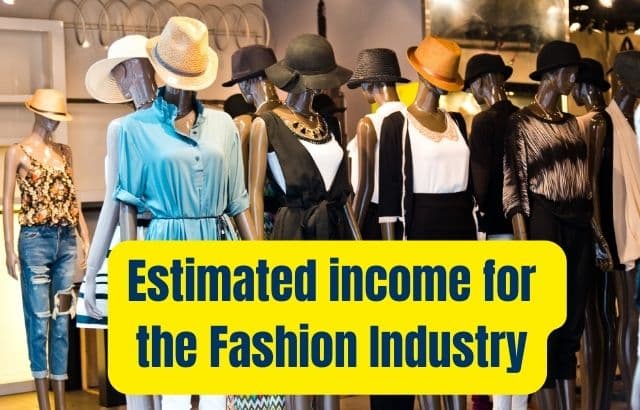 Fashion Industry Income Calculator | Estimate Your Pre-Event Earnings