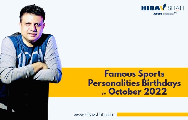 Famous Sports Personalities Birthdays in October 2022