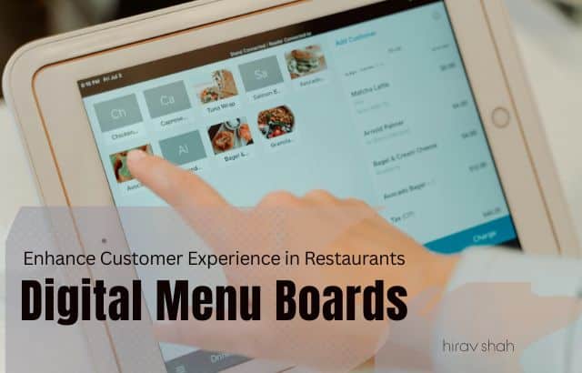Commercial Digital Menu Boards Enhance Customer Experience in Restaurant Business