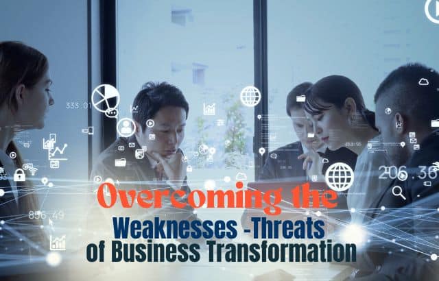 Overcoming the Weaknesses and Threats of Business Transformation: A Survival Guide for Entrepreneurs